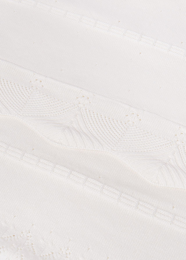 detail Kojenecká unisex deka bílá MAYORAL