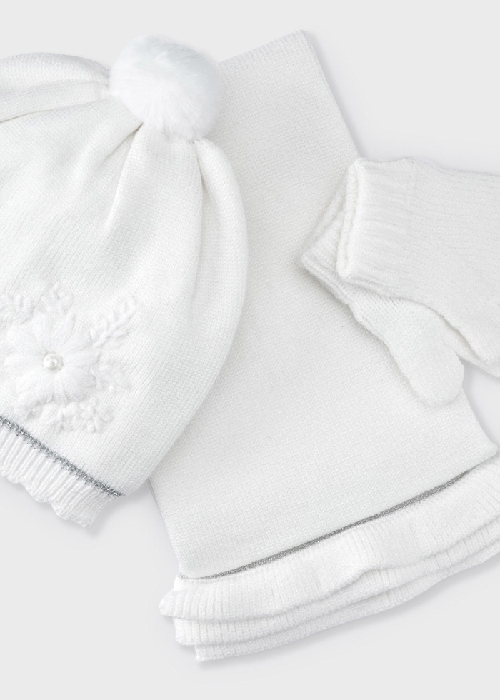 detail Dětská dívčí souprava - čepice, šála a rukavice MAYORAL