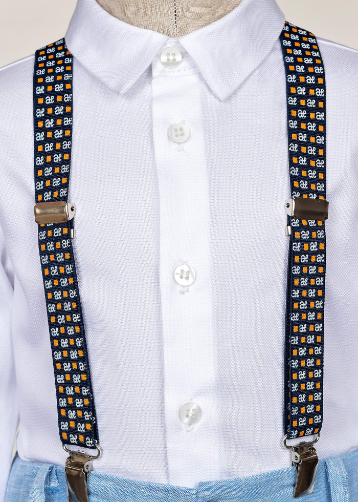 detail Dětské chlapecké elastické kšandy ABEL & LULA