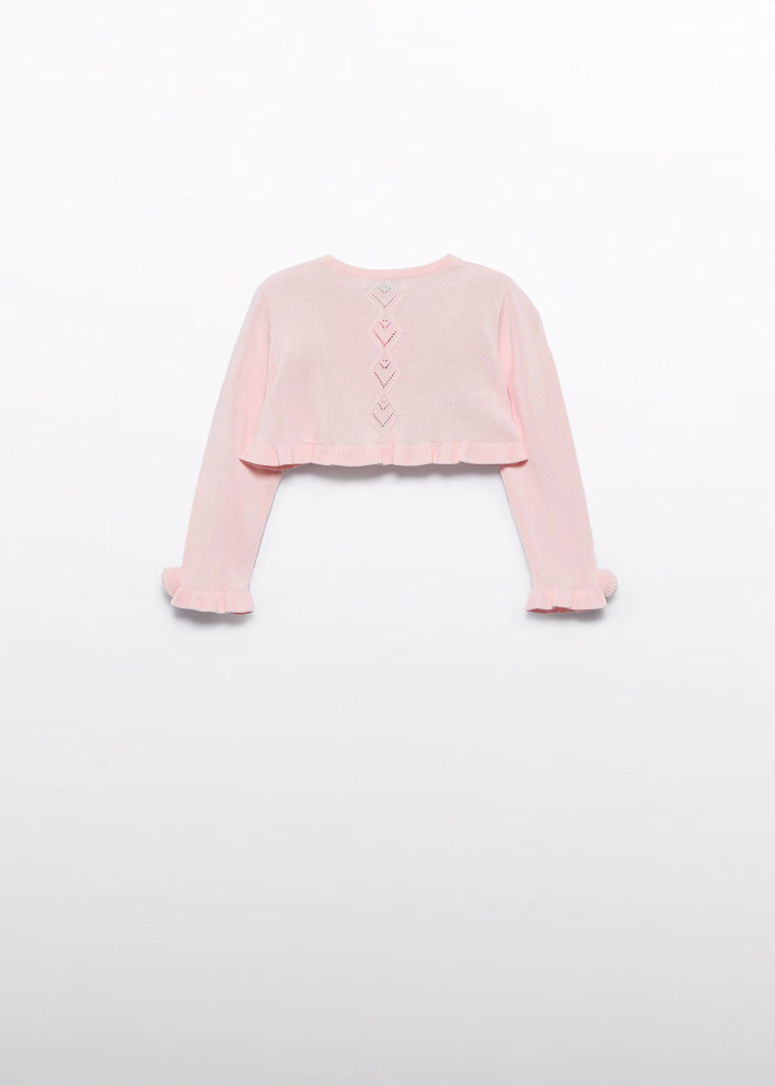 detail Dětský trikotový kardigan ABEL & LULA