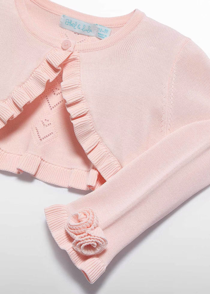 detail Dětský trikotový kardigan ABEL & LULA