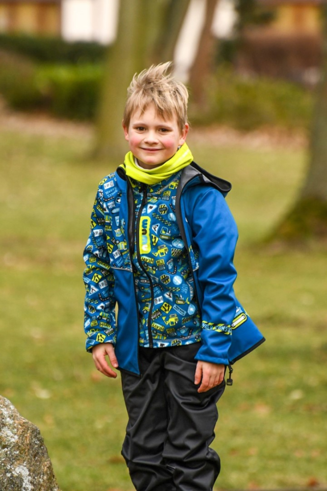 detail Chlapecká fleecová mikina WAMU