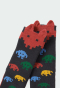 náhled chlapecké dlouhé protiskluzové ponožky s detaily v několika barvách. BOBOLI