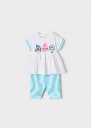 detail Dětská dívčí souprava - tričko a kraťasy MAYORAL MAS2201239