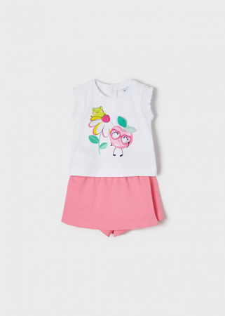 detail Dětská dívčí souprava - tričko a kraťasy MAYORAL MAS2201241