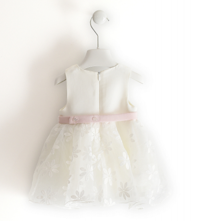 detail Dětské dívčí elegantní šaty s organzovou sukní IDO