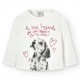 Dívčí tričko s obrázkem štěně