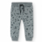 detail Chlapecké kalhoty z tmavě šedé melanžové žerzeje s potiskem nápisů  BOBOLI<br><small> BOW220315098</small>