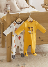 Dětská chlapecká souprava - 2ks pyžamo a bryndáček