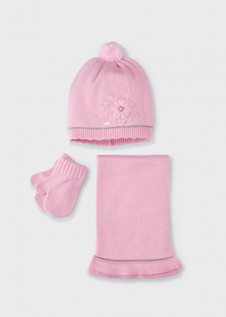 detail Dětská dívčí čepice, šála a rukavice MAYORAL MAW22010280b