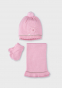 náhled Dětská dívčí čepice, šála a rukavice MAYORAL MAW22010280b