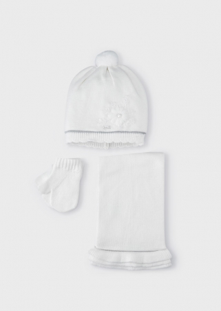 detail Dětská dívčí souprava - čepice, šála a rukavice MAYORAL MAW22010280n