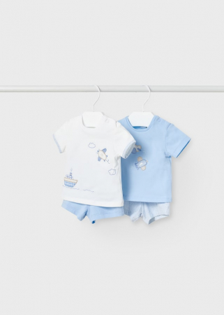 detail Dětská chlapecká sada - 2 trička a 2 šortky MAYORAL