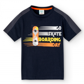 Chlapecké tričko s nápisem Skateboard BOBOLI