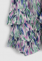 náhled Dívčí barevné šaty s grafickým potiskem - asymetrický lem s volánky IKKS