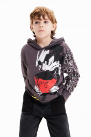 Chlapecké tričko s kapucí s dlouhým rukávem DESIGUAL