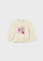 náhled Dětské dívčí tričko s květinovým vzorem MAYORAL