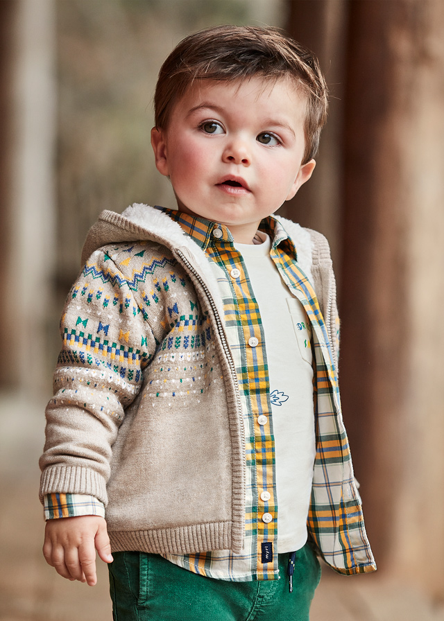 detail Dětský chlapecký svetr na zip MAYORAL