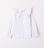 detail Dívčí elegantní košile ze strečového bavlněného popelínu s volány IDO