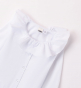 náhled Dívčí elegantní košile ze strečového bavlněného popelínu s volány IDO