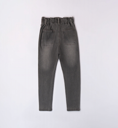 detail Dívčí džíny s vysokým pasem IDO