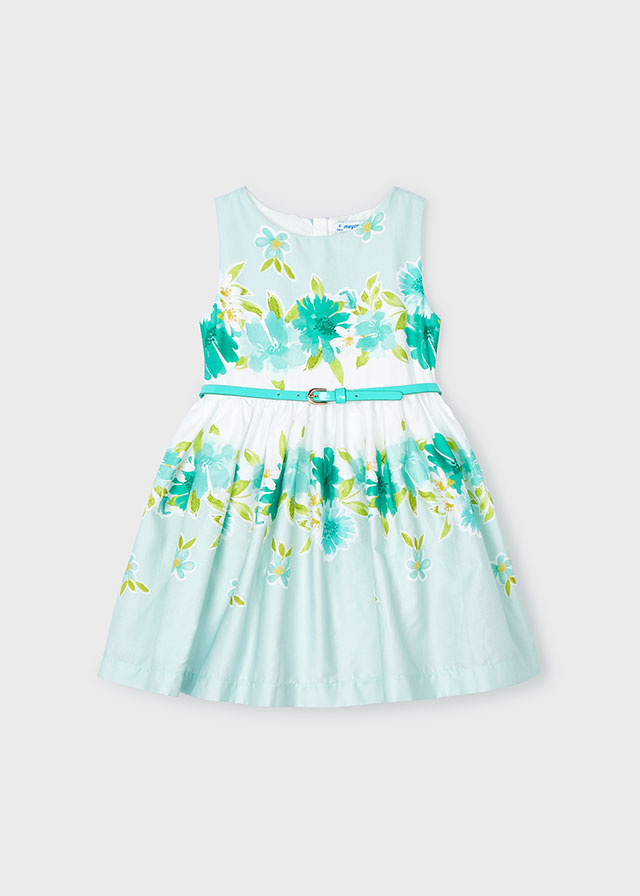 Dívčí šaty s květinovým vzorem MAYORAL
