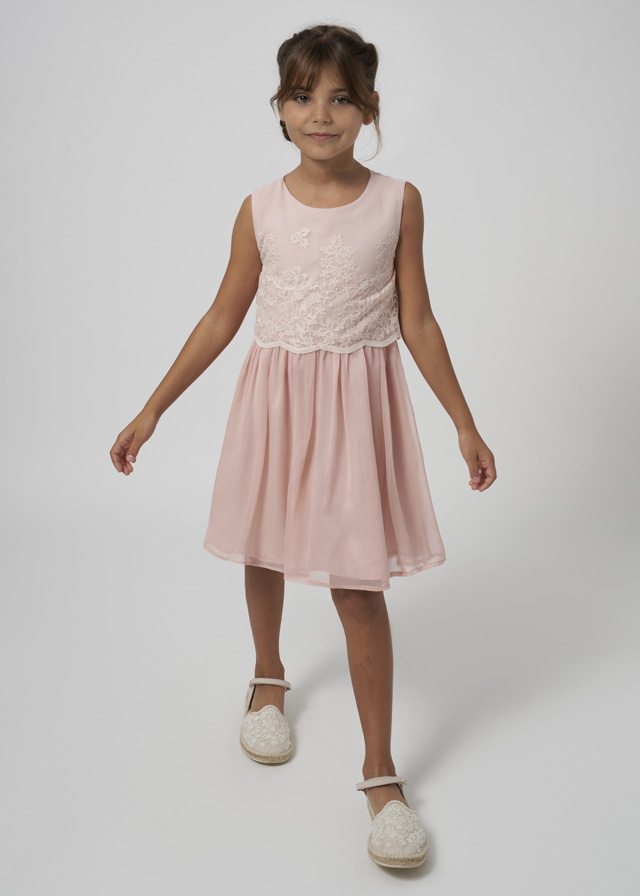 Dívčí šaty s prošívaným topem MAYORAL