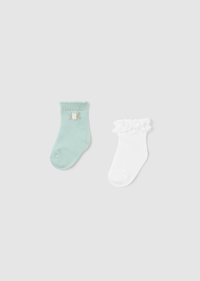 detail Elegantní ponožky pro miminka - set 2 páry MAYORAL