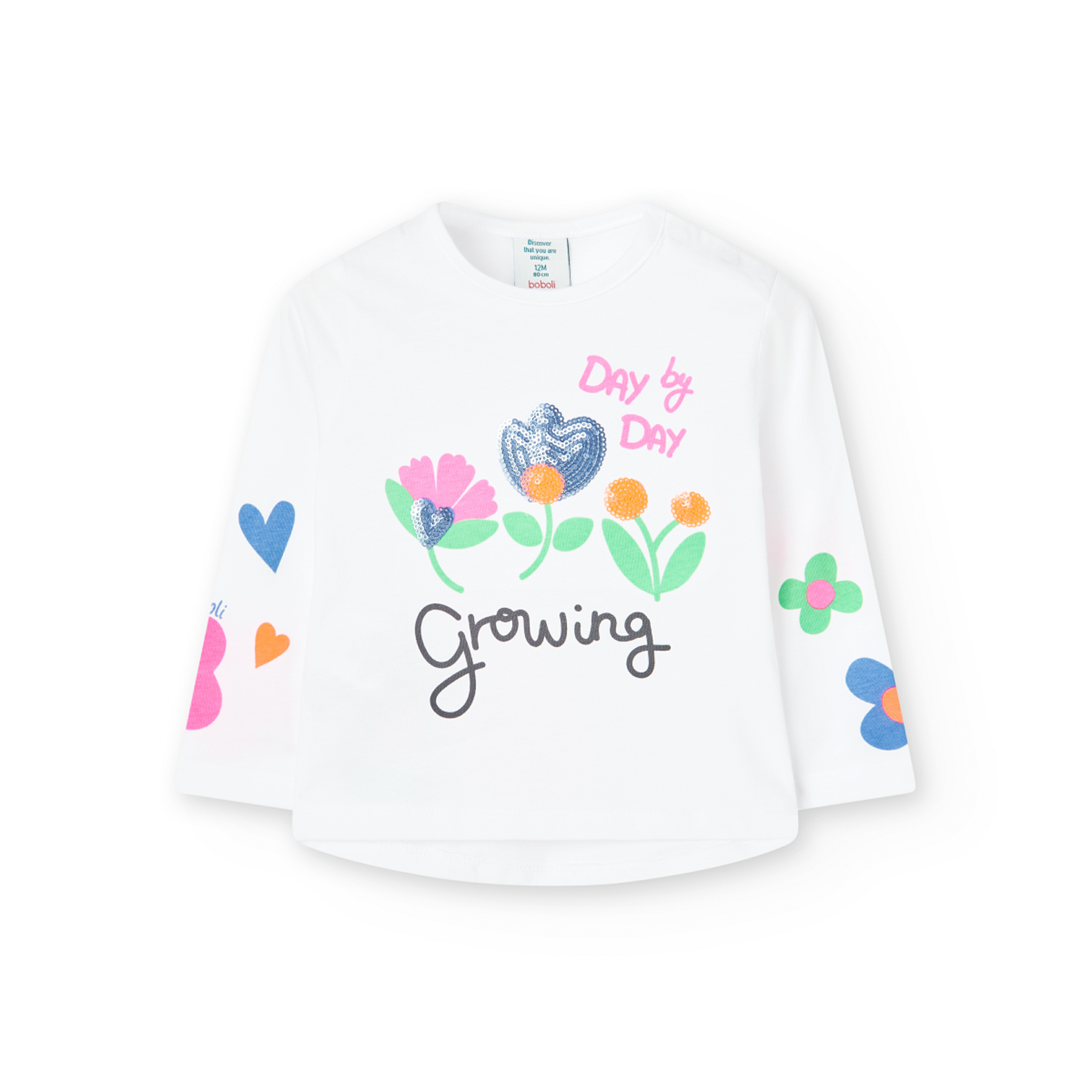 Dívčí tričko s potiskem květů BOBOLI