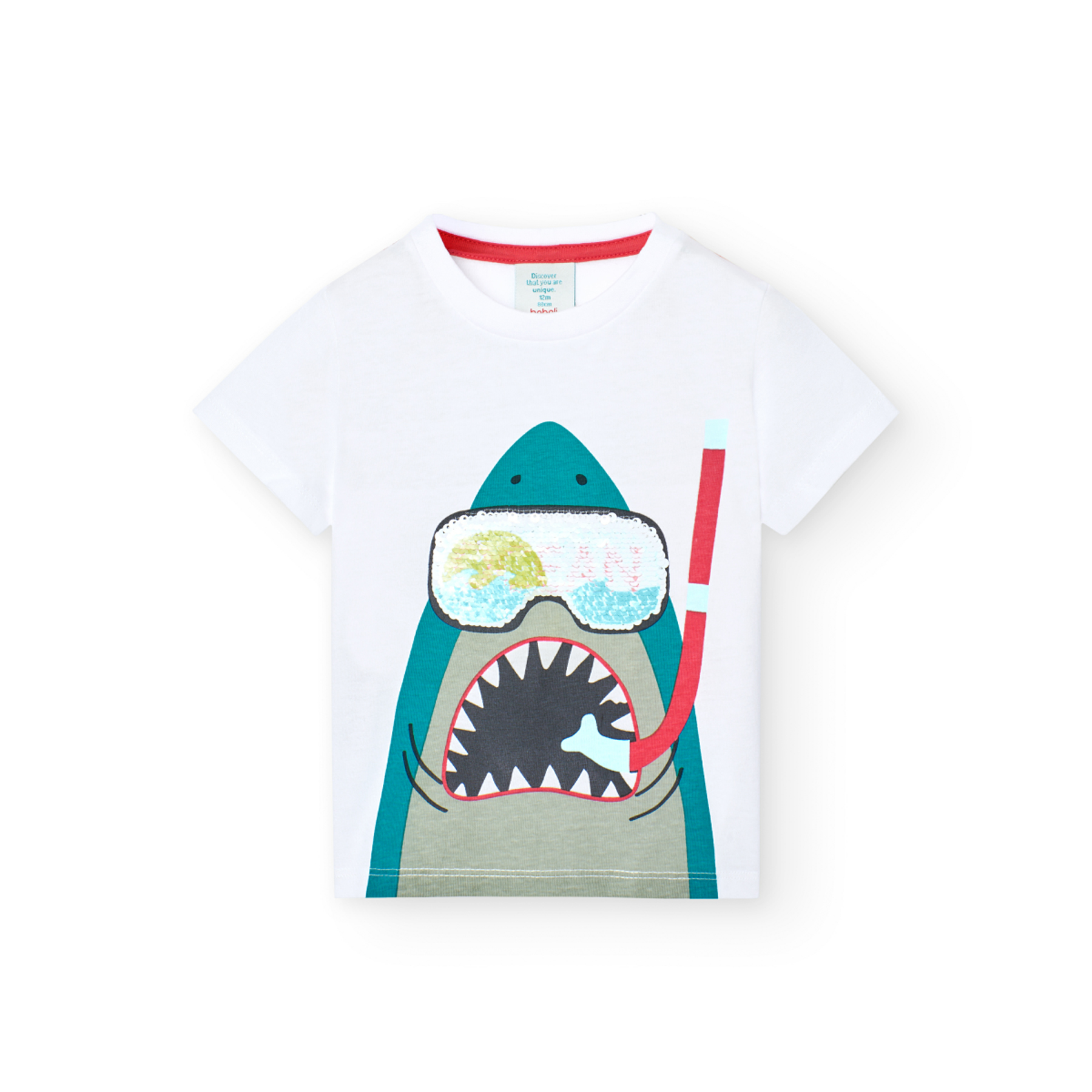 Chlapecké tričko s potiskem žraloka BOBOLI