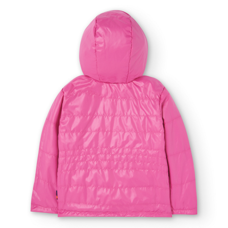 detail Dívčí oboustranná bunda s kapucí BOBOLI