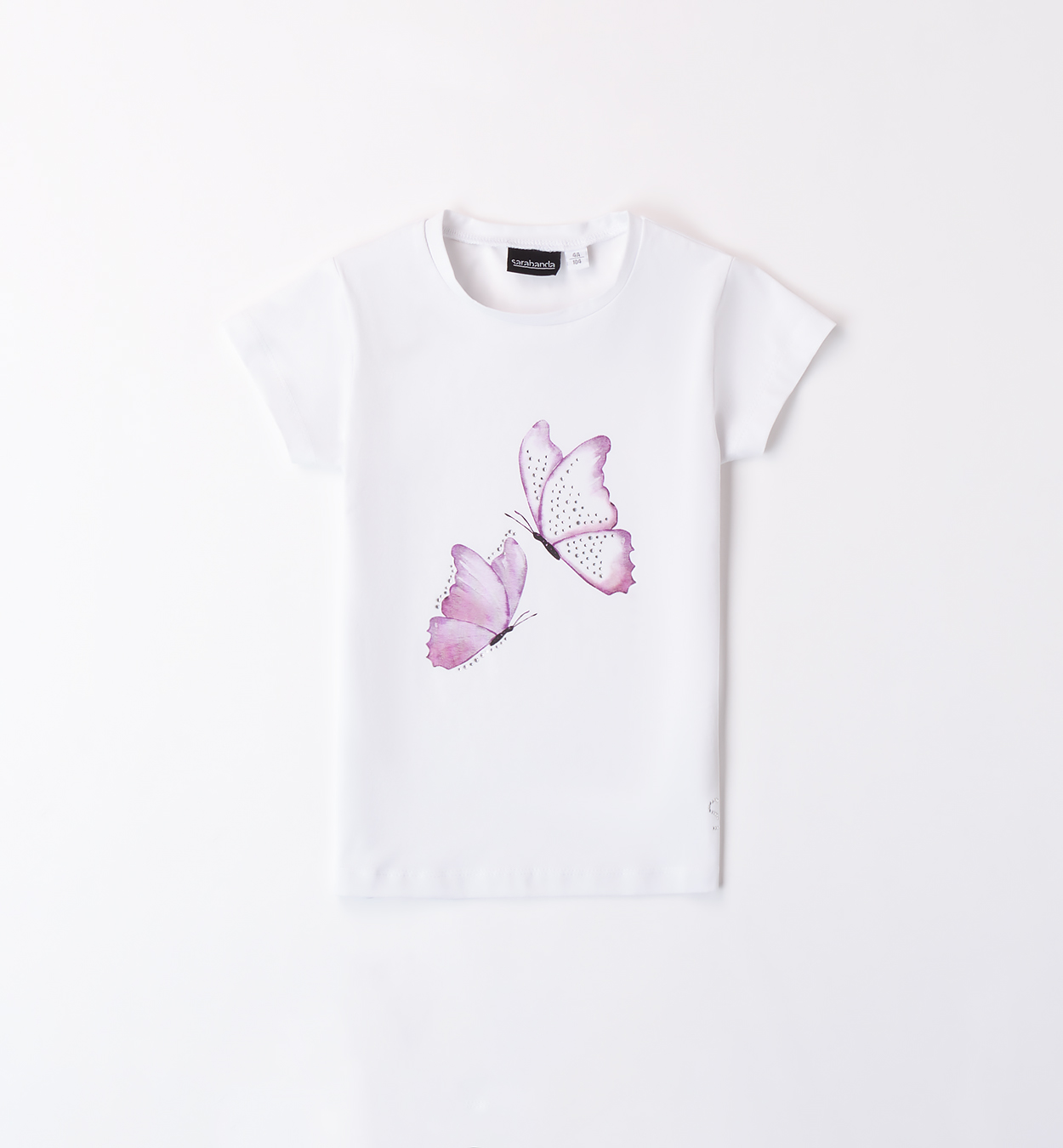 Dívčí tričko s potiskem motýlků SARABANDA
