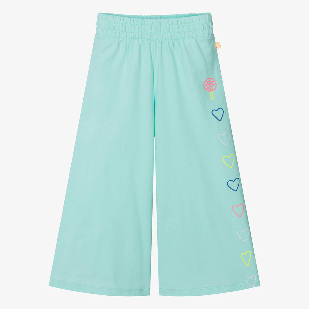 Dívčí kalhoty v trendovém designu se širokými nohavicemi BILLIEBLUSH